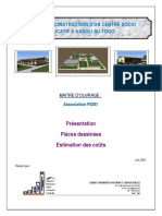 PROJET DE CONSTRUCTION CENTRE SOCIO EDUCATIF DE KABOLI Version Modifiée 06 2021