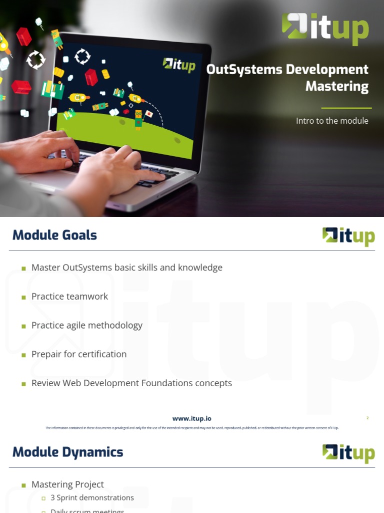 1. Intro to OutSystems Development Mastering  PDF  Scrum (Software 