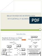 Reacciones de Sustitución Nucleófila y Eliminación