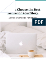 00 Genre Quick Start Guide - How To Choose The Best Genre For Your Story Worksheet