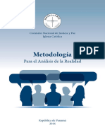 CJP (2016) - Metodologia para Analisis de La Realidad