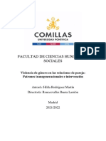 Rodriguez. (2022) - Violencia de Género en Las Relaciones de Pareja, Patrones Transgeneracionales e Intervención