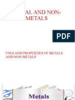 Metal and Non-Metals