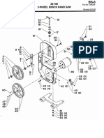 Delta 28-180 Bandsaw Parts Manual