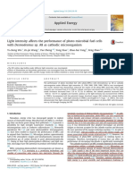 Yi-Cheng Wu DKK (2014) Light Intensity Affects The Performance of Photo Microbial Fuel Cells With Desmodesmus Sp. A8 As Cathodic Microorganism