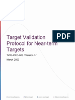 Target Validation Protocol
