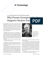 Why Former Greenpeace Leader Supports Nuclear Energy - A Conversation With Patrick Moore