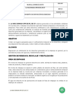 Doc-037 Procedimiento de Disposición de Desechos