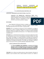 Suspensión de Ejecución Coactiva-Edel S.A.C.