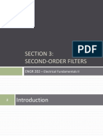 SECTION 3 Second Order Filters