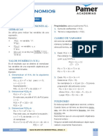 Álgebra - Polinomios - Reg 3