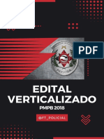 EDITAL VERTICALIZADO PMPB 2018 @FT - Policial