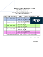 Jadwal Pelaksanaan Am