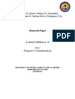 Research Paper in GE2 (Purposive Communication)