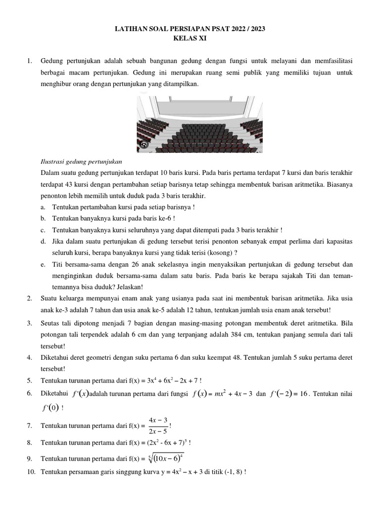 Panjang Tali dalam Deret Aritmetika | PDF | Metode & Bahan Ajar