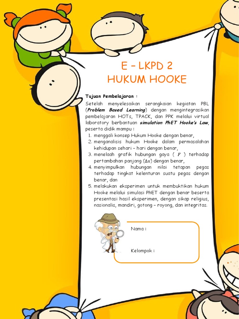 Eksperimen Hukum Hooke dengan PhET | PDF