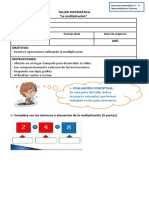 Taller 2 Matemática 3° - 4°