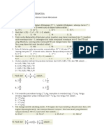 Soal Pemantapan Matematika