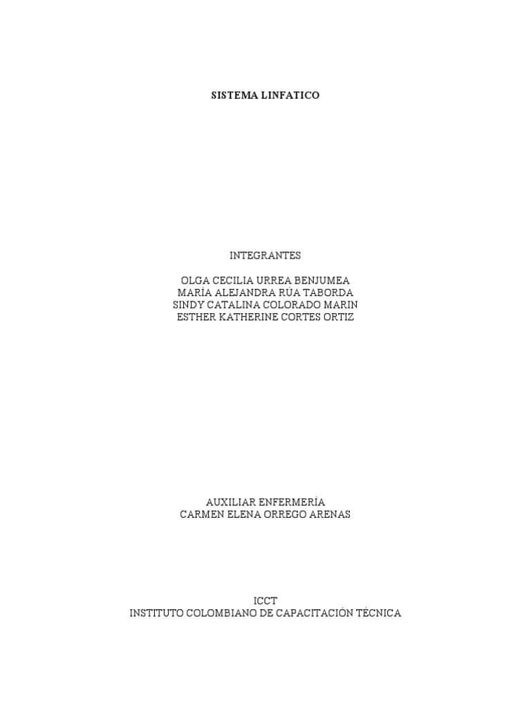 Sistema Linfático Pdf Sistema Linfático Linfa