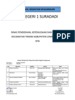 Jadwal Kegiatan Keagamaan