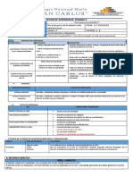 Sesión de Aprendizaje Semana 4 3er Grado