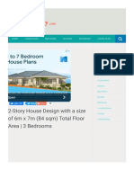 2-Story House Design With A Size of 6m X 7m (84 SQM) Total Floor Area - 3 Bedrooms HelloShabby - Com - Interior and Exterior Solutions