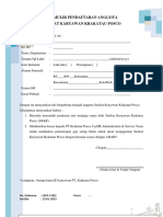 (SKKP-F-002) Form Pendaftaran Anggota SKKP