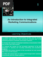 Topic 1 - An Introduction To Integrated Marketing Communication