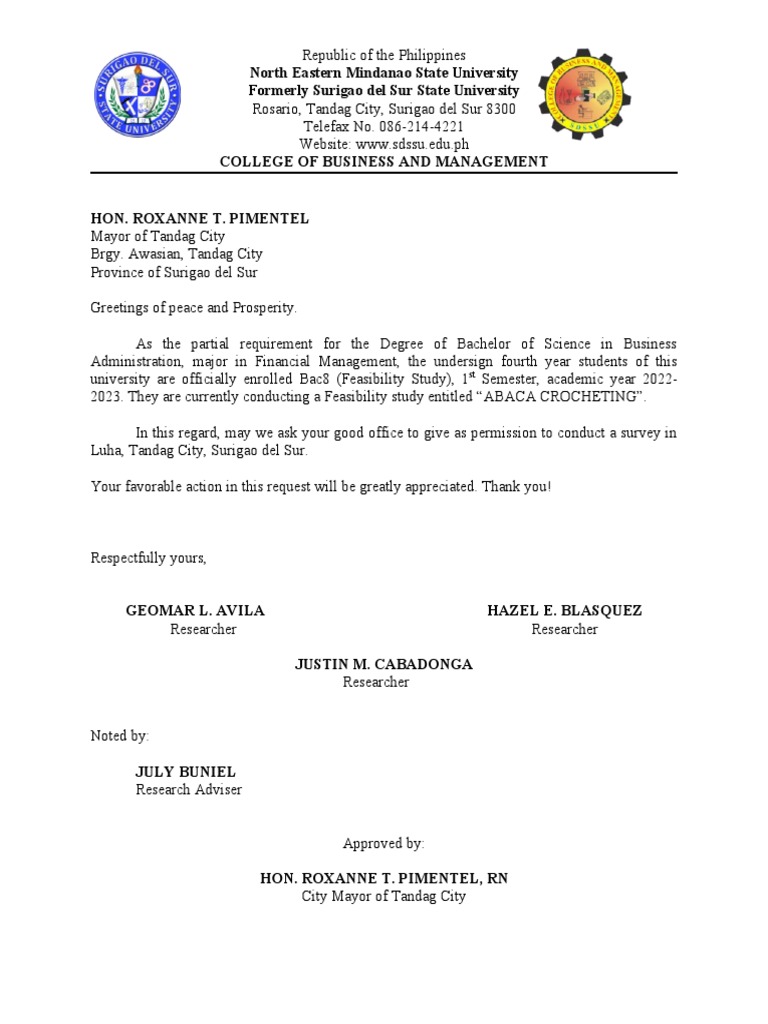 letter-for-city-mayor | PDF