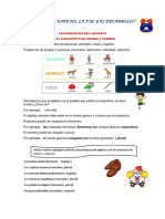 Ficha de Comunicación Concordancia Del Adjetivo