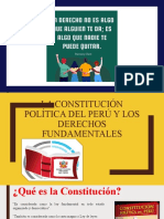 La Constitución Política Del Perú y Los Derechos Fundamentales-SEGUNDA SEMANA