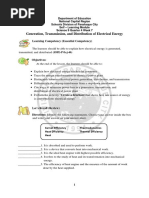 Electricity Generation and Distribution Process | PDF | Electric Power ...