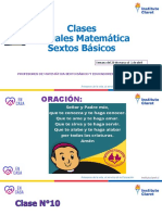 MATEMÁTICA 6° Básico Operatoria Combinada 29 Marzo Al 01 de Abril