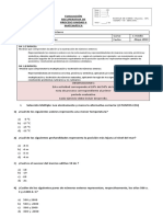 Evaluación Primero Medio Unidad 0 RECUPERATIVA1