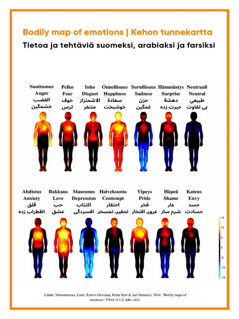 Bodily Map of Emotions Suomeksi Arabiaksi Ja Farsiksi PDF