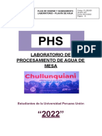 Laboratorio de Procesamiento de Agua de Mesa: Estudiantes de La Universidad Peruana Unión