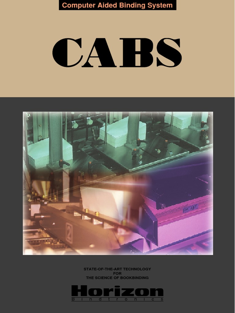 Innovative CABS for Efficient Bookbinding | PDF | Bookbinding | Paper
