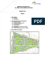 PDF Memoria Descriptiva Los Alamos de Tacna Rectificado Compress