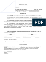 Deed of Donation of A Portion of Land