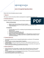 Guidelines For Management of Congenital Hypothyroidism1