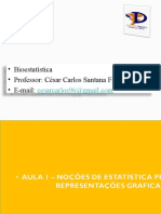 Noções de Estatística Pesquisa e Representações Gráficas