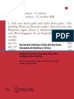 Fritz Haug Küttler (Eds) - Diccionario Histórico-Crítico Del Marxismo. Conceptos de Estética y Cultura