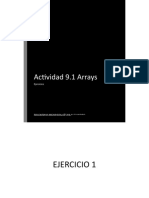 Ejercicios Actividad 9 1 Arrays TolentinoMendoza