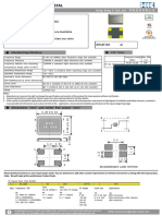 Standard Specification: MHZ Crystals Units