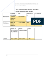 Documento Visitas - Salidas