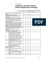 Mechanical Ventilation Airway Pressure Release Ventilation Checklist Respiratory Therapy - 070420