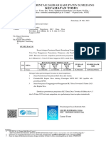 Surat Pengantar BLT DD Triwulan Ke 2 Tahun 2023 Desa Tomo