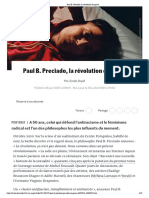 Paul B. Preciado, La Révolution Du Genre