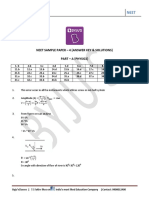 Sample Paper 4 Answer