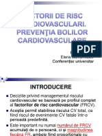 Factorii de Risc Cardiovascular. Preventia Maladiilor CV